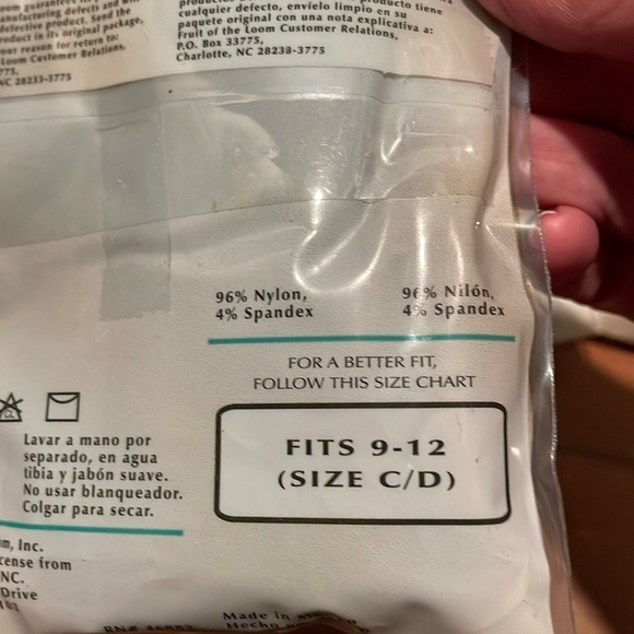 27 Pair Fruit of the Loom Queen Sandlefoot off-black Knee Highs C-D 9-12 - Picture 6 of 9